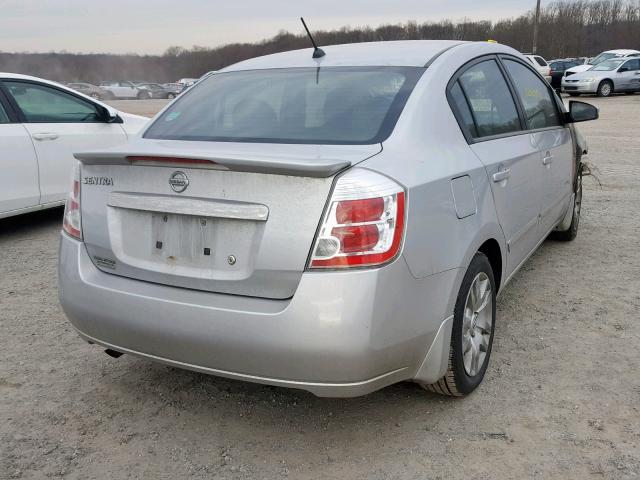 3N1AB6AP7CL652234 - 2012 NISSAN SENTRA 2.0 SILVER photo 4