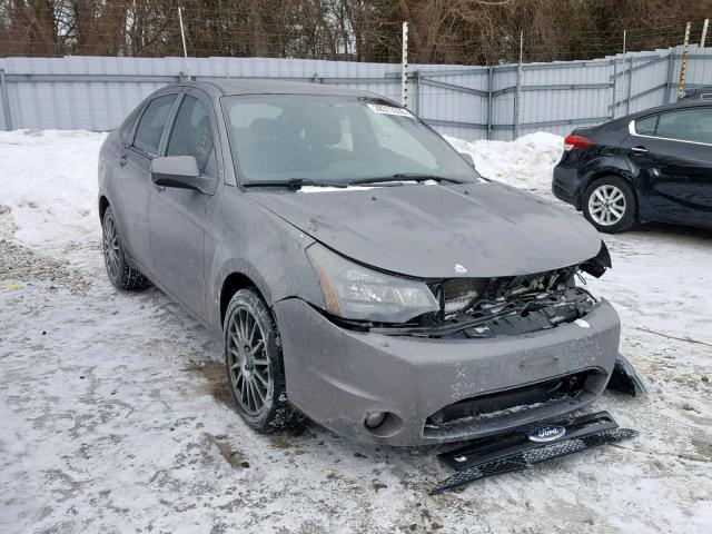 1FAHP3GN6BW131134 - 2011 FORD FOCUS SES GRAY photo 1