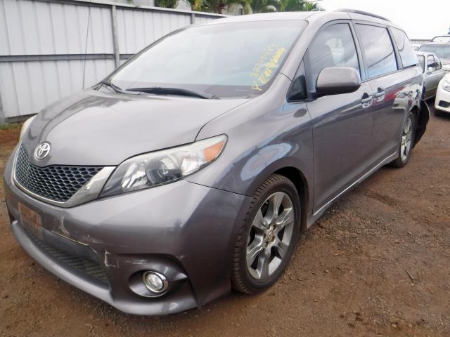 5TDXK3DC5BS149048 - 2011 TOYOTA SIENNA SPO GRAY photo 2