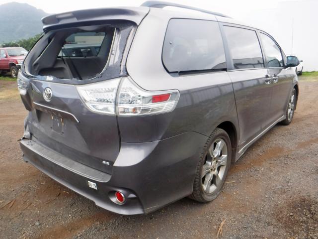 5TDXK3DC5BS149048 - 2011 TOYOTA SIENNA SPO GRAY photo 4