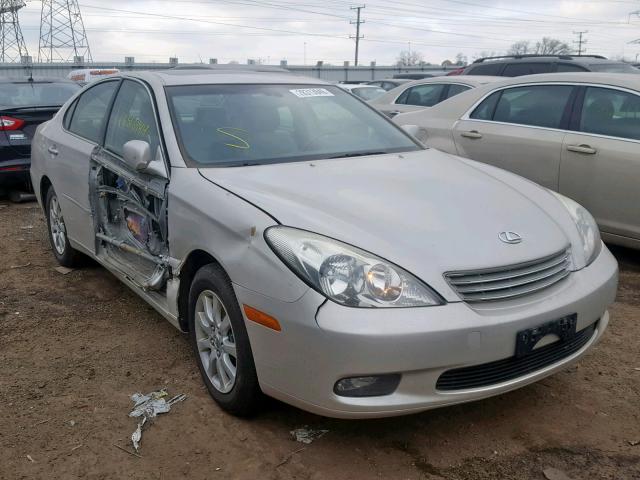 JTHBF30G830109752 - 2003 LEXUS ES 300 SILVER photo 1