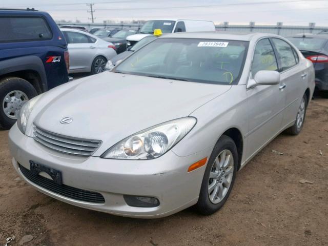 JTHBF30G830109752 - 2003 LEXUS ES 300 SILVER photo 2