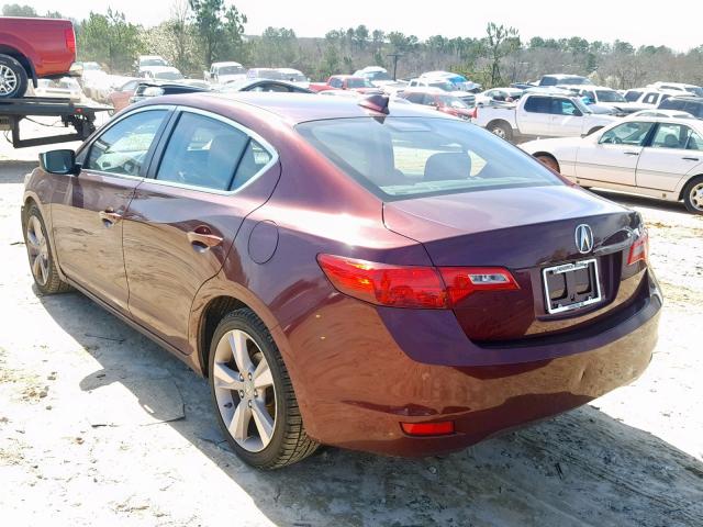 19VDE1F5XEE009209 - 2014 ACURA ILX 20 PRE BURGUNDY photo 3