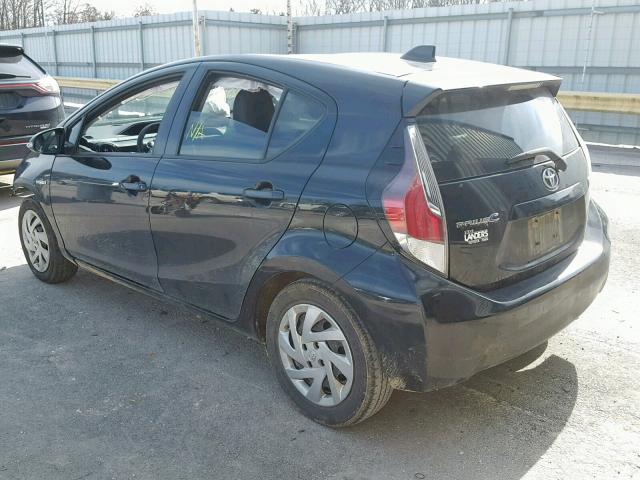 JTDKDTB32F1580117 - 2015 TOYOTA PRIUS C BLACK photo 3