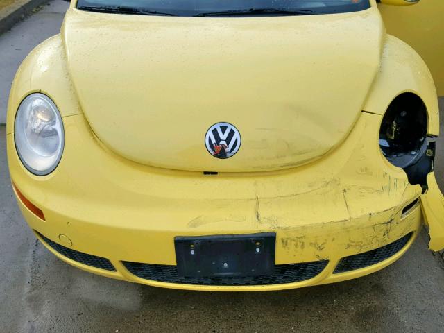 3VWRG31Y18M407002 - 2008 VOLKSWAGEN NEW BEETLE ყვითელი ფოტო 7