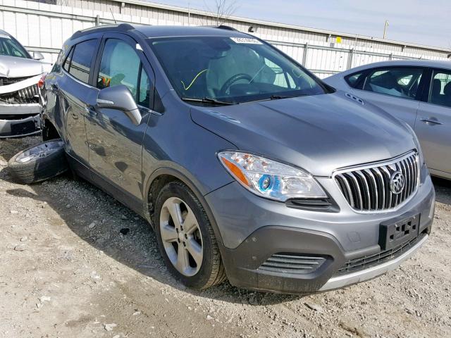 KL4CJASB8EB609146 - 2014 BUICK ENCORE GRAY photo 1