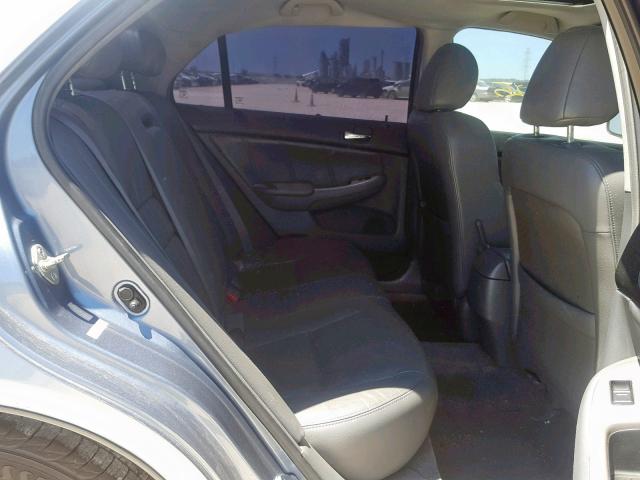 1HGCM56847A015876 - 2007 HONDA ACCORD EX BLUE photo 6