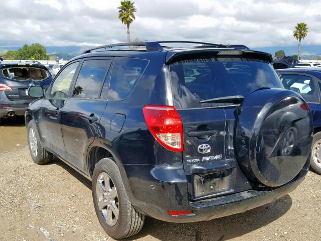 JTMZD31V376035162 - 2007 TOYOTA RAV4 LIMIT BLACK photo 3