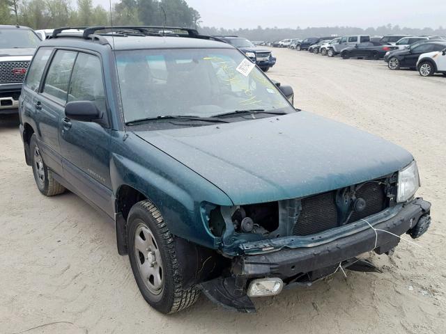 JF1SF6357YH702577 - 2000 SUBARU FORESTER L GREEN photo 1