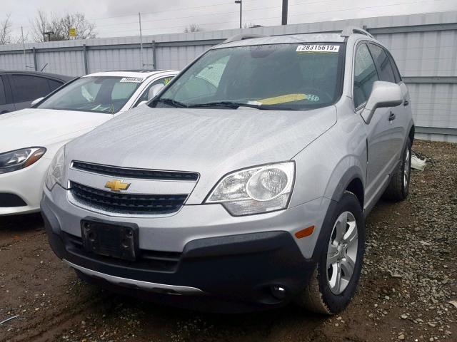 3GNAL2EK1ES596048 - 2014 CHEVROLET CAPTIVA LS ვერცხლისფერი ფოტო 2