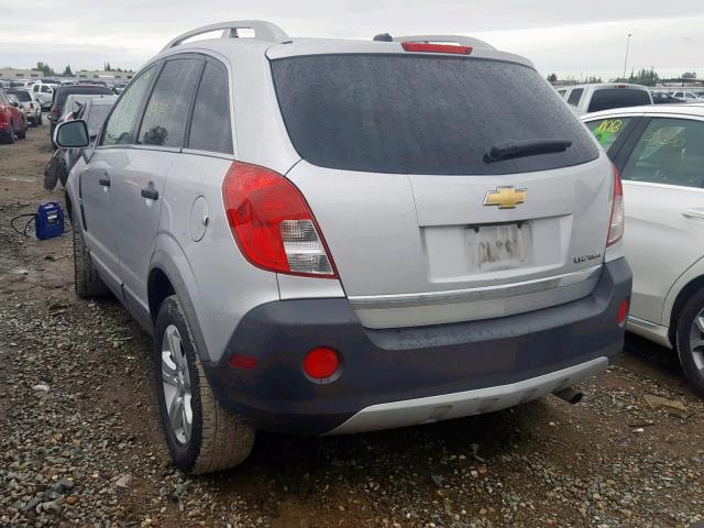 3GNAL2EK1ES596048 - 2014 CHEVROLET CAPTIVA LS ვერცხლისფერი ფოტო 3