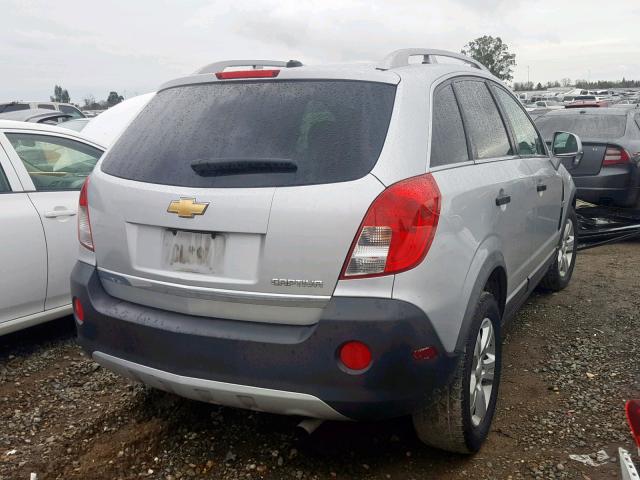 3GNAL2EK1ES596048 - 2014 CHEVROLET CAPTIVA LS ვერცხლისფერი ფოტო 4