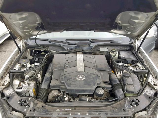 WDBUF70J25A616803 - 2005 MERCEDES-BENZ E 500 SILVER photo 7