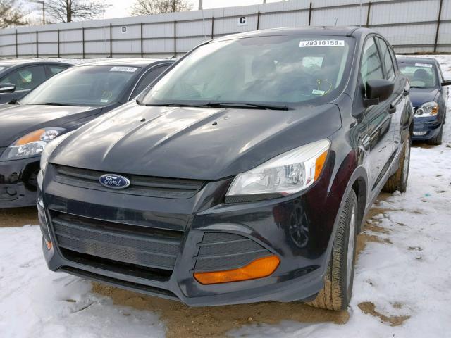 1FMCU0F77DUC31543 - 2013 FORD ESCAPE S BLACK photo 2