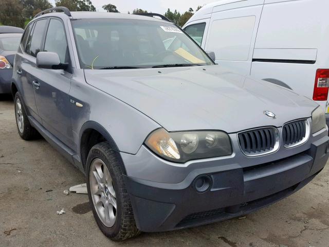 WBXPA73404WB26970 - 2004 BMW X3 2.5I GRAY photo 1