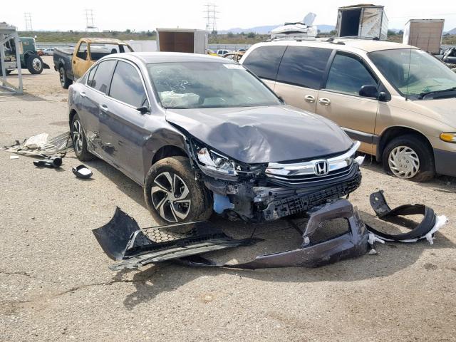 1HGCR2F33HA114680 - 2017 HONDA ACCORD LX CHARCOAL photo 1