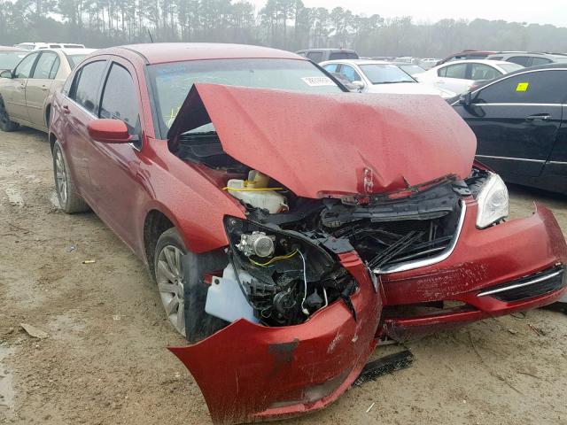 1C3CCBBB1DN699814 - 2013 CHRYSLER 200 TOURIN MAROON photo 1