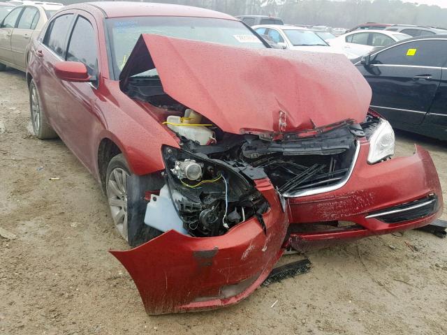 1C3CCBBB1DN699814 - 2013 CHRYSLER 200 TOURIN MAROON photo 9