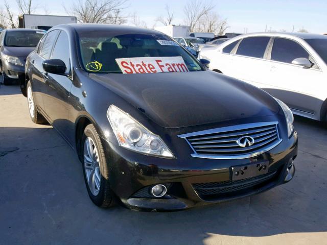 JN1CV6AR0DM356576 - 2013 INFINITI G37 BLACK photo 1