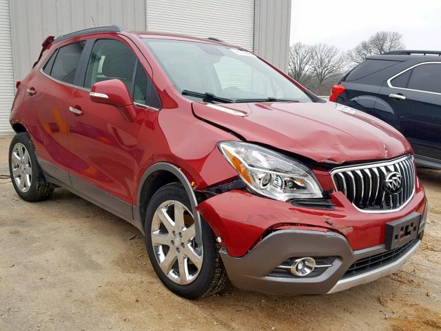 KL4CJCSB5GB728500 - 2016 BUICK ENCORE RED photo 1
