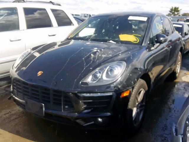 WP1AA2A51HLB04366 - 2017 PORSCHE MACAN BLACK photo 2