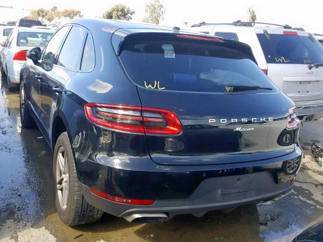 WP1AA2A51HLB04366 - 2017 PORSCHE MACAN BLACK photo 3