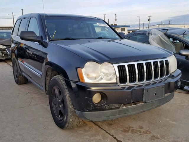 1J4HR58255C504328 - 2005 JEEP GRAND CHER BLACK photo 1