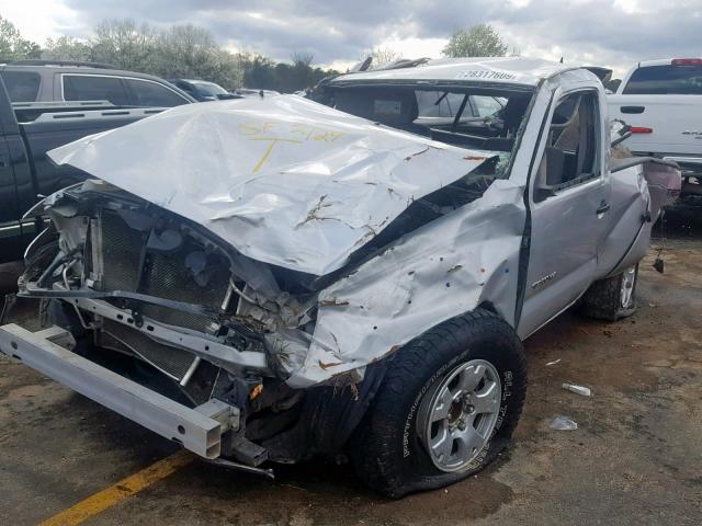 5TENX62N87Z440796 - 2007 TOYOTA TACOMA PRE SILVER photo 2