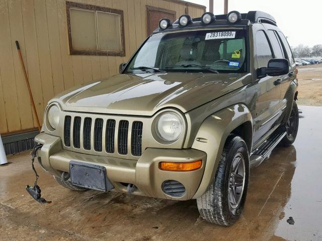 1J4GL38K83W735575 - 2003 JEEP LIBERTY RE GREEN photo 2