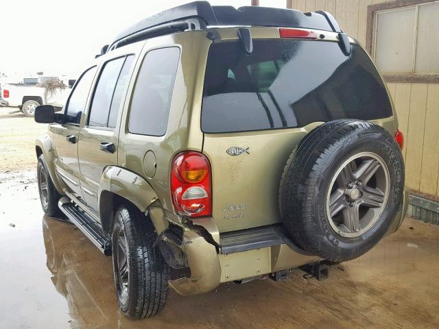 1J4GL38K83W735575 - 2003 JEEP LIBERTY RE GREEN photo 3