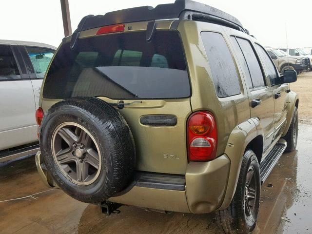 1J4GL38K83W735575 - 2003 JEEP LIBERTY RE GREEN photo 4