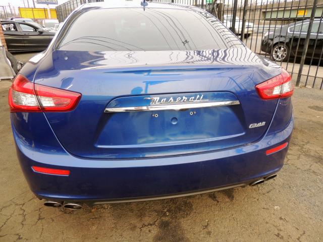 ZAM57XSAXG1166235 - 2016 MASERATI GHIBLI BLUE photo 4