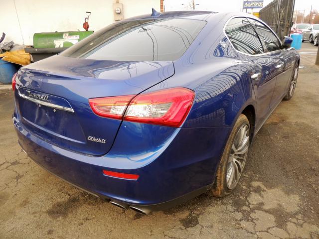 ZAM57XSAXG1166235 - 2016 MASERATI GHIBLI BLUE photo 5