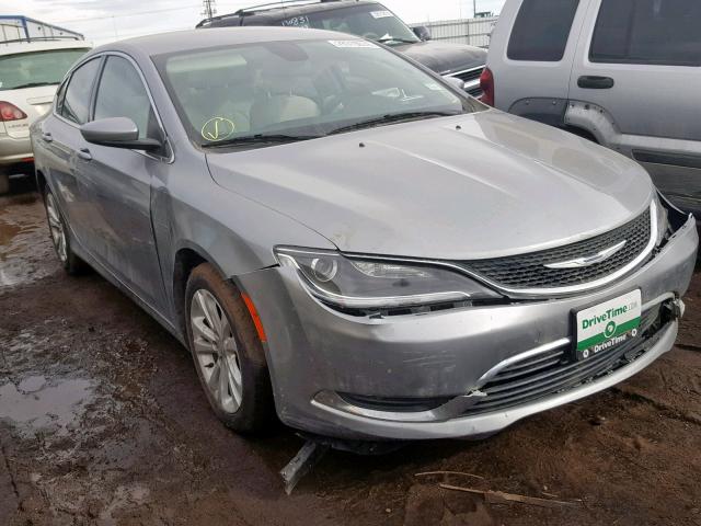 1C3CCCAB1FN560132 - 2015 CHRYSLER 200 LIMITE SILVER photo 1