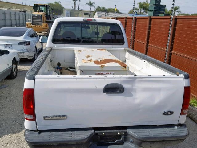 1FTNF20576EC29878 - 2006 FORD F250 SUPER WHITE photo 6