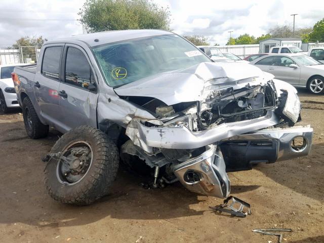 5TFEY5F10DX144849 - 2013 TOYOTA TUNDRA CRE GRAY photo 1