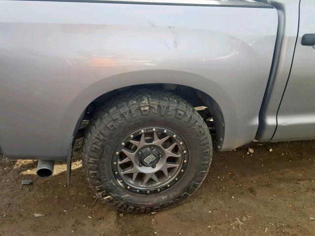 5TFEY5F10DX144849 - 2013 TOYOTA TUNDRA CRE GRAY photo 9