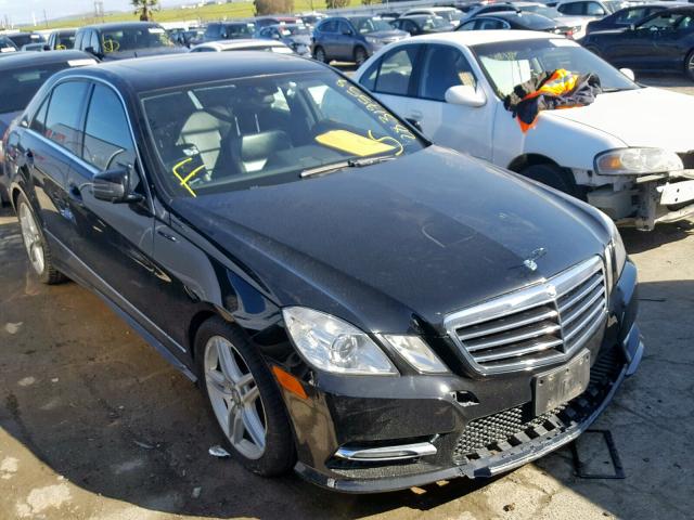 WDDHF5KB7DA690364 - 2013 MERCEDES-BENZ E 350 BLACK photo 1