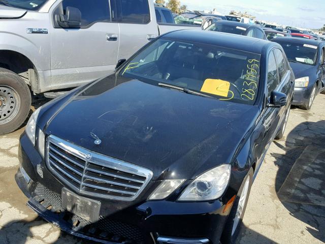 WDDHF5KB7DA690364 - 2013 MERCEDES-BENZ E 350 BLACK photo 2