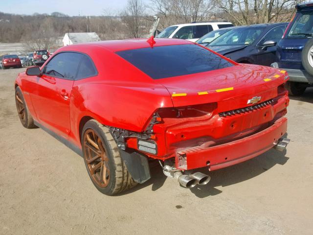 2G1FZ1EP9D9807259 - 2013 CHEVROLET CAMARO ZL1 红色 照片 3