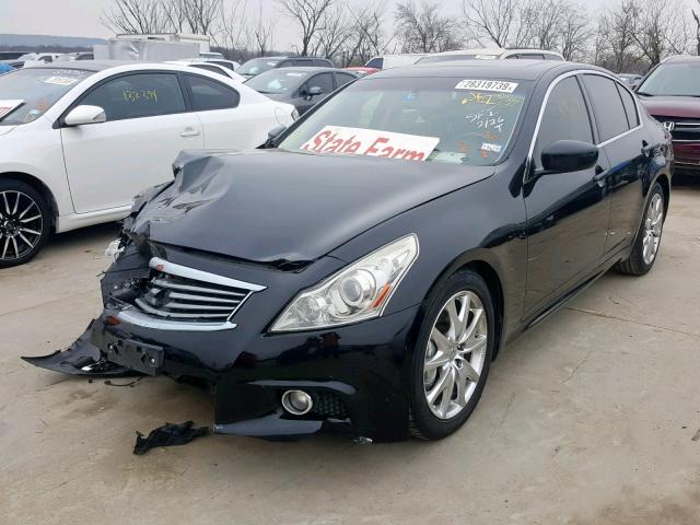 JN1CV6AP7AM405895 - 2010 INFINITI G37 BASE BLACK photo 2