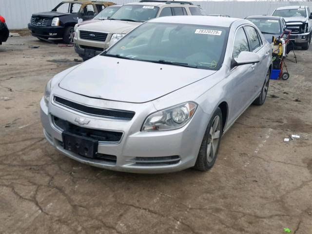 1G1ZC5E14BF219338 - 2011 CHEVROLET MALIBU 1LT ვერცხლისფერი ფოტო 2