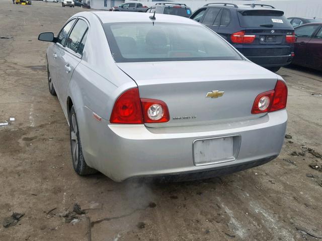 1G1ZC5E14BF219338 - 2011 CHEVROLET MALIBU 1LT ვერცხლისფერი ფოტო 3
