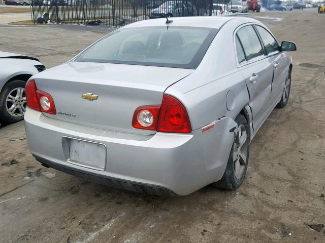 1G1ZC5E14BF219338 - 2011 CHEVROLET MALIBU 1LT ვერცხლისფერი ფოტო 4