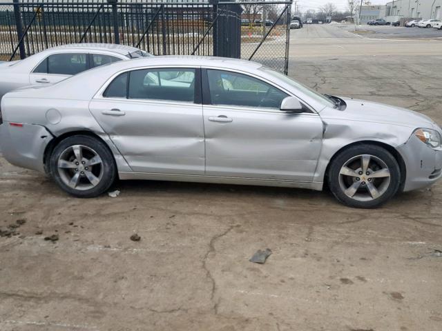 1G1ZC5E14BF219338 - 2011 CHEVROLET MALIBU 1LT ვერცხლისფერი ფოტო 9
