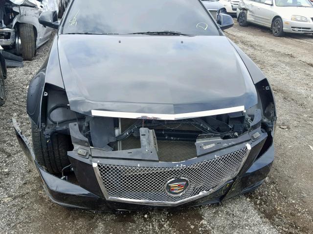 1G6DC5EY2B0104001 - 2011 CADILLAC CTS BLACK photo 9