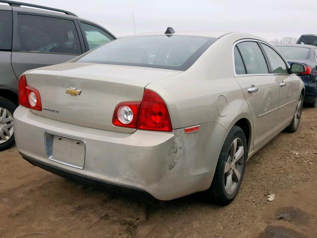1G1ZC5EU1CF129186 - 2012 CHEVROLET MALIBU 1LT 米色 照片 4