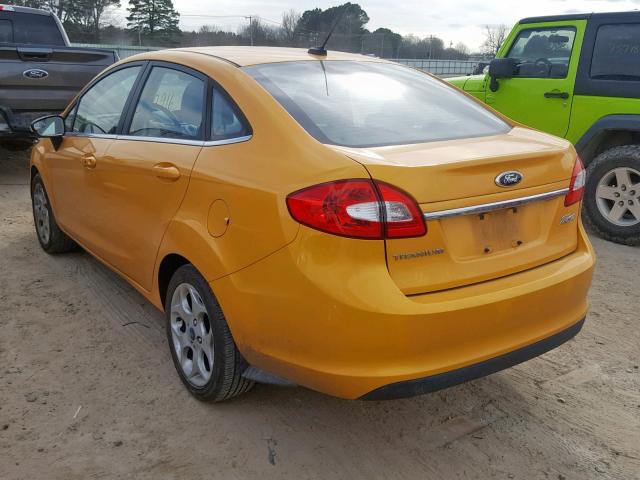 3FADP4CJ7DM107211 - 2013 FORD FIESTA TIT YELLOW photo 3