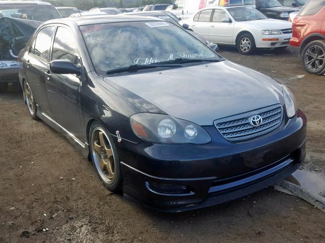 2T1BY32E66C550541 - 2006 TOYOTA COROLLA XR BLACK photo 1