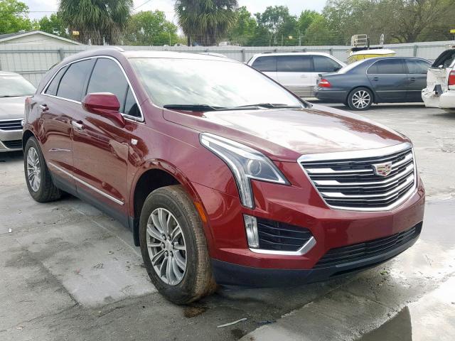 1GYKNBRS7HZ101175 - 2017 CADILLAC XT5 LUXURY MAROON photo 1